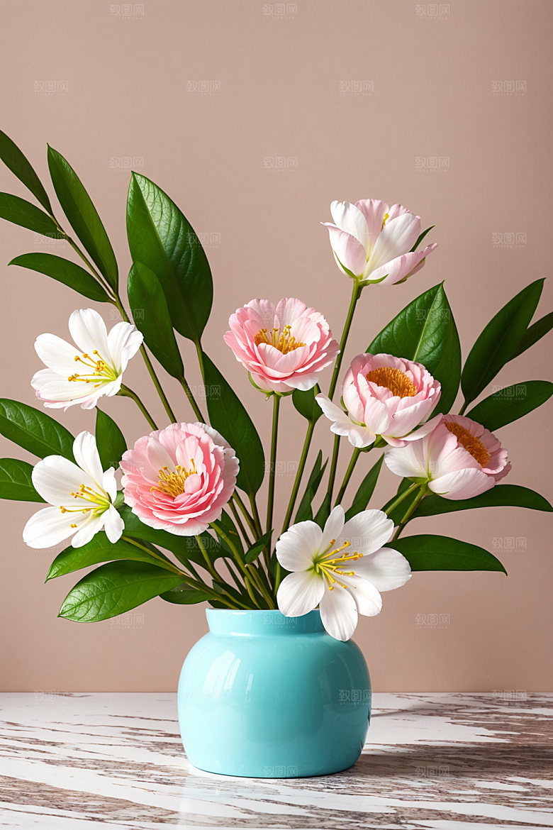 家居花瓶高清雅致摄影图