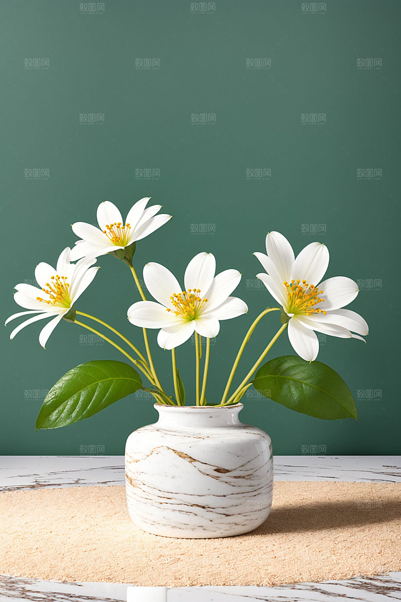家居花瓶软装室内摄影图