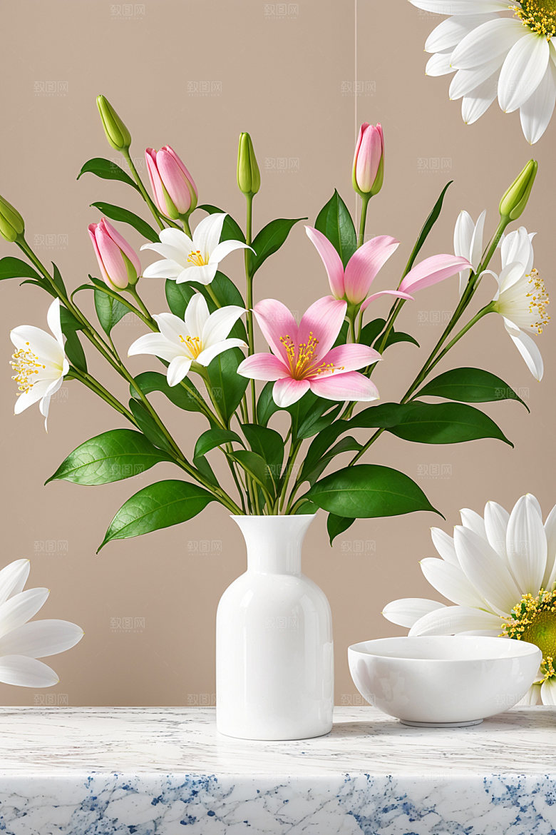 家居花瓶室内雅致摄影图