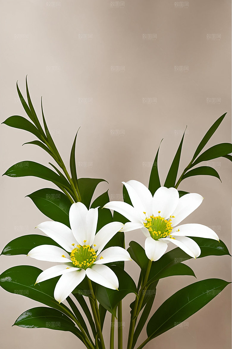 家居花瓶布置装饰摄影图
