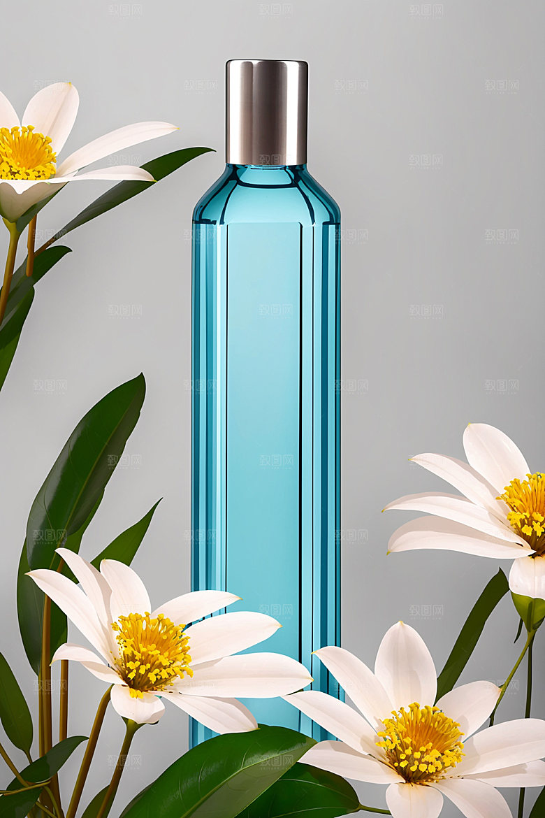 家居花瓶插画装饰摄影图