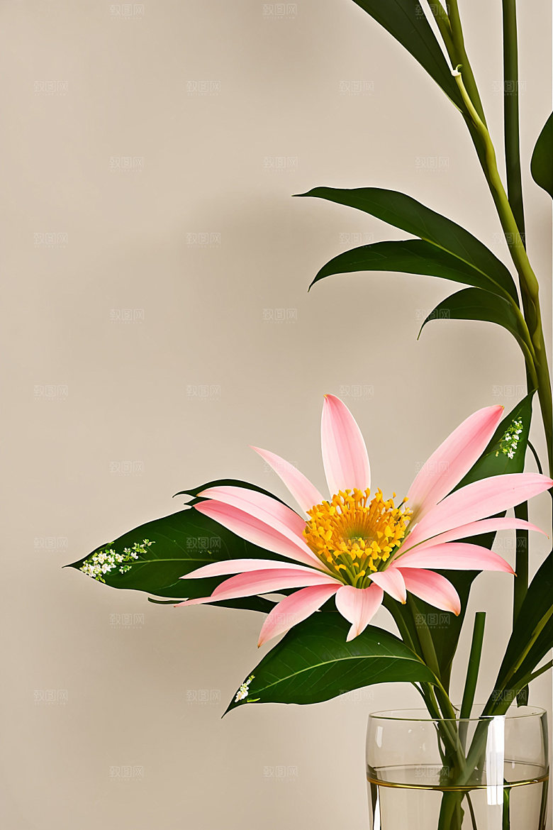 家居花瓶装饰高清摄影图