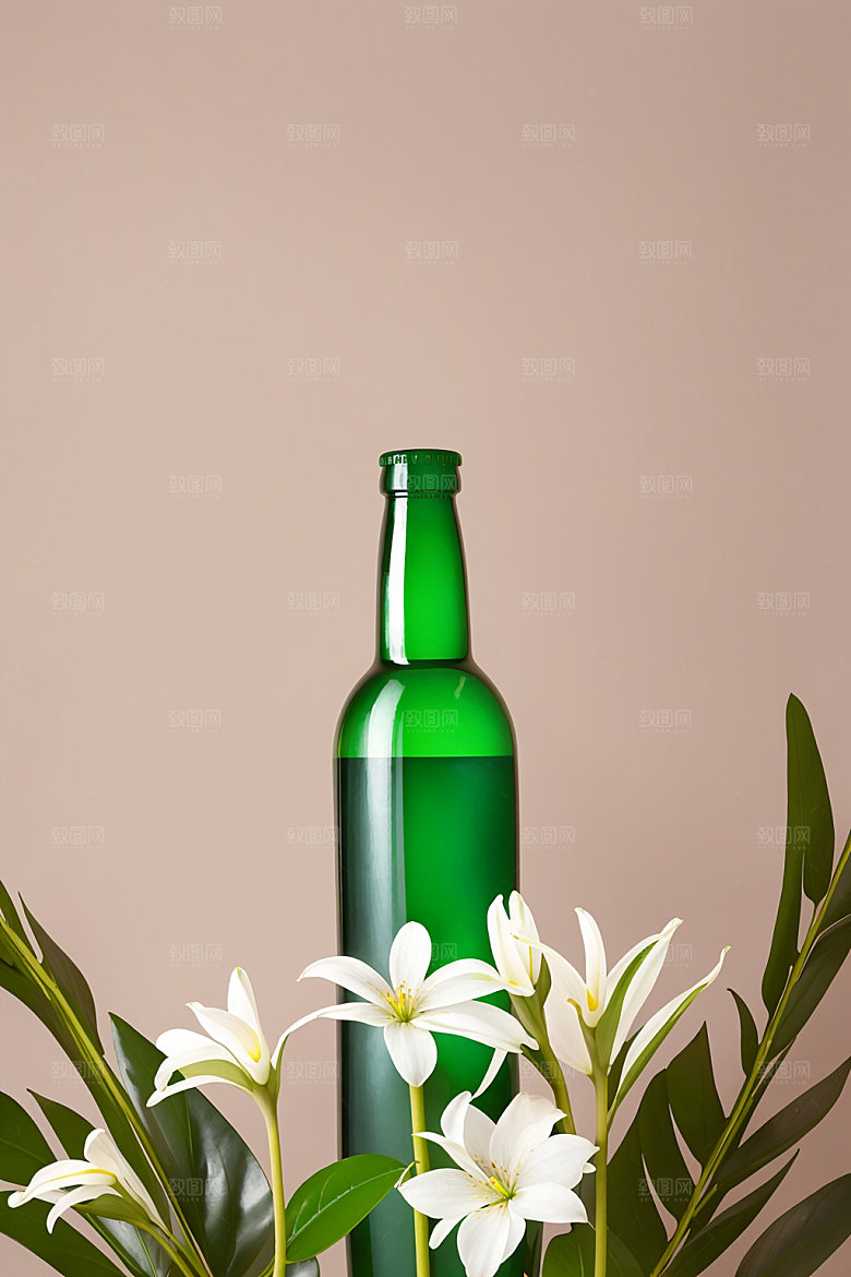 家居花瓶装饰布置摄影图