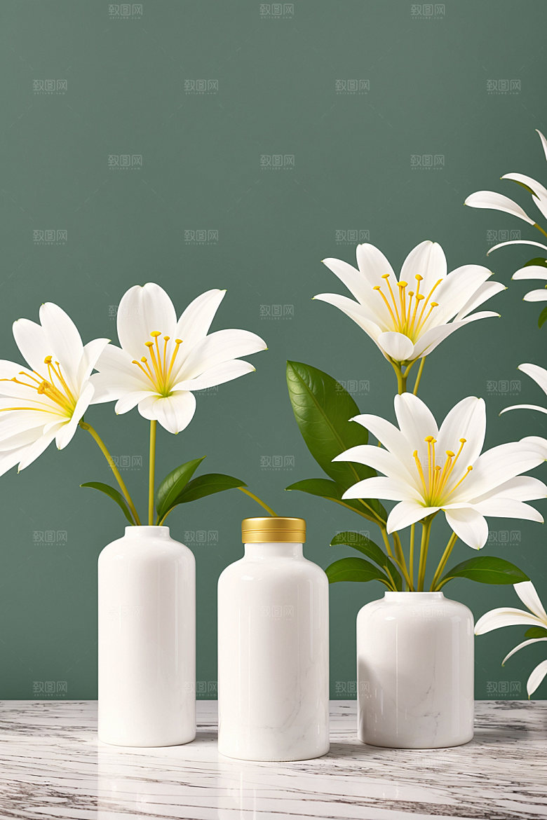 家居花瓶氛围感雅致摄影图