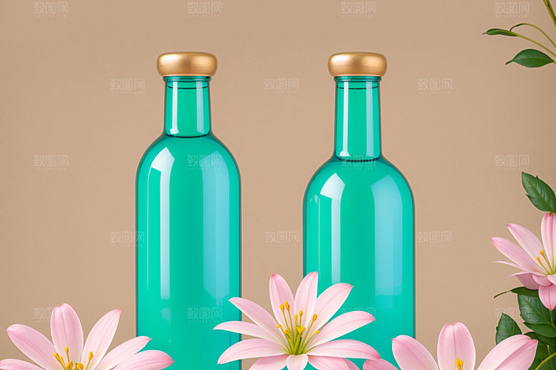 家居花瓶软装雅致摄影图