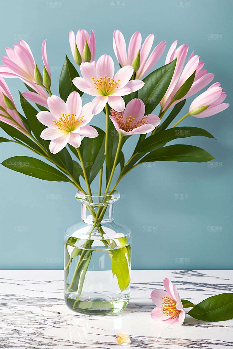 家居花瓶高清插画摄影图