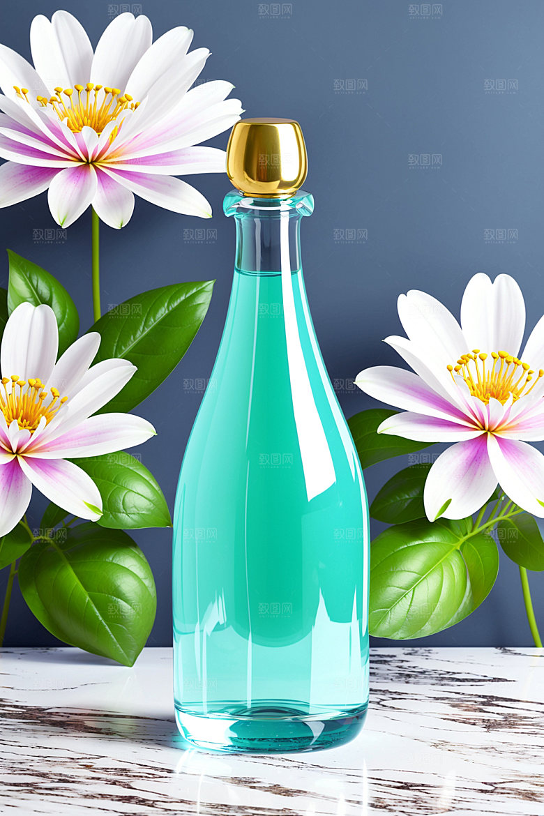 家居花瓶氛围感装饰摄影图
