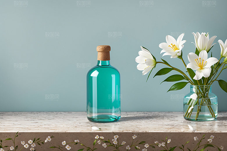 家居花瓶装饰高清摄影图