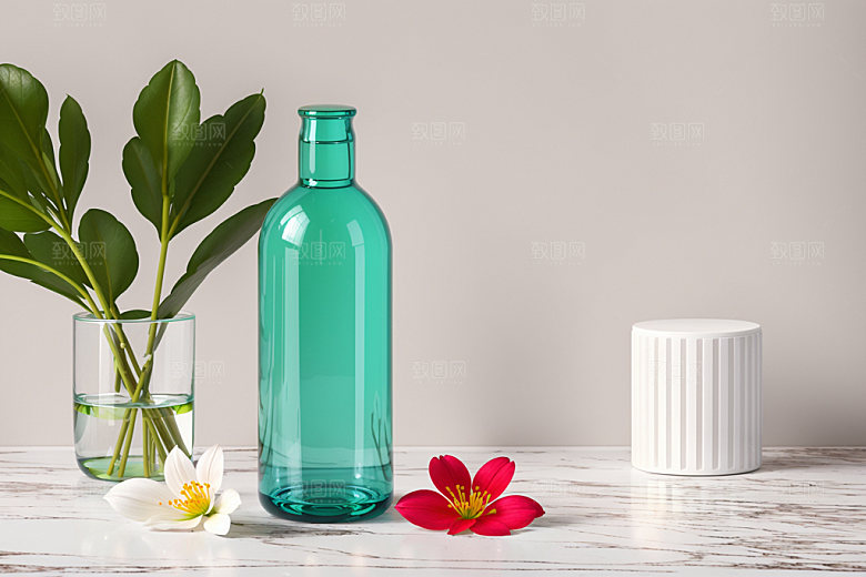 家居花瓶装饰室内摄影图