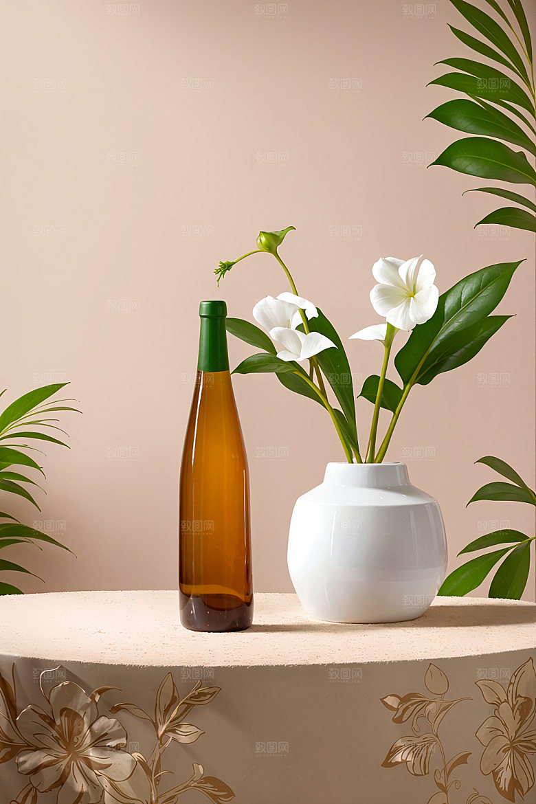 家居花瓶高清布置摄影图