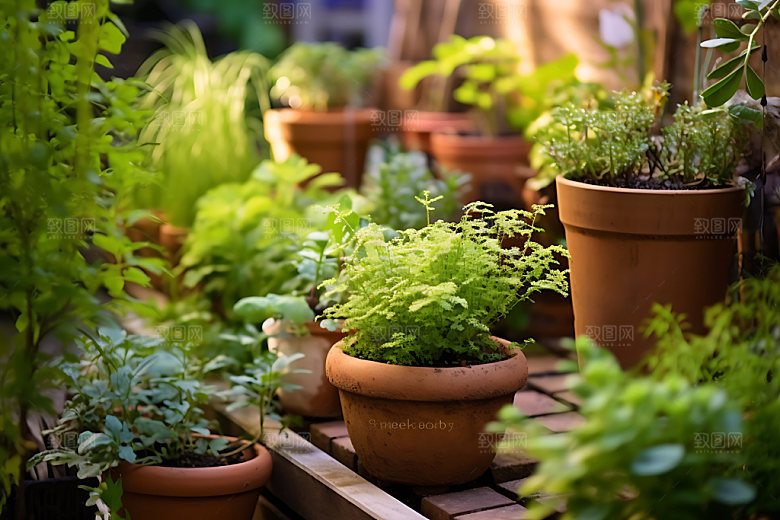 花草绿色自然摄影图