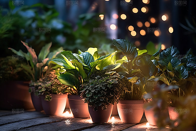 花草花园绿植自然摄影图