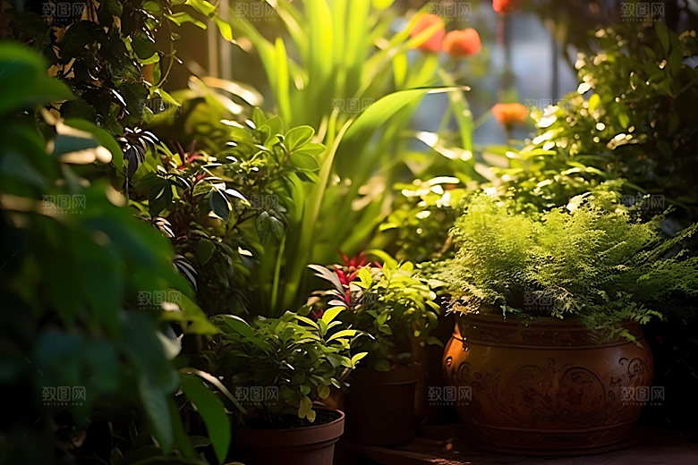 花草园艺花园绿植摄影图