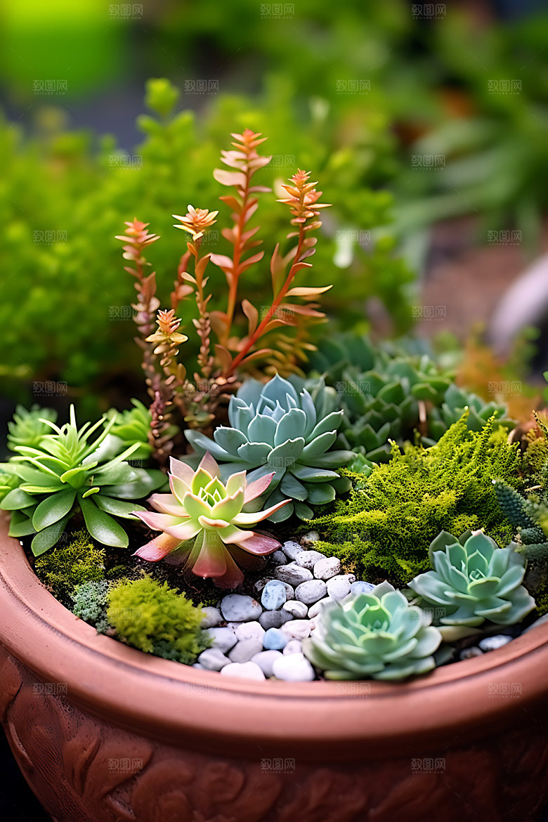 花草清新绿色摄影图