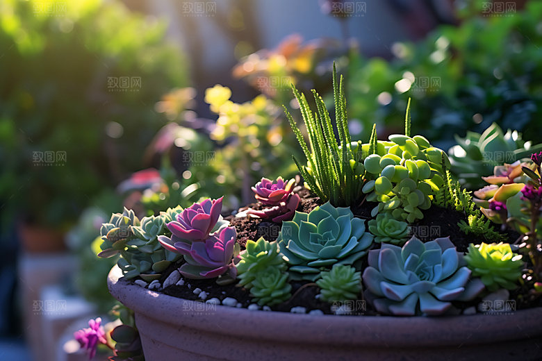 花草花园绿植园艺摄影图