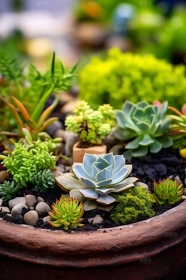 花草自然花园绿植摄影图