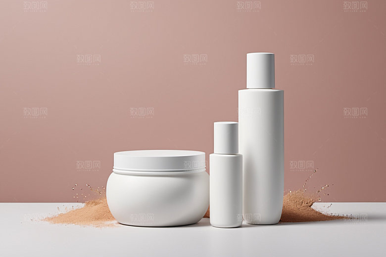 护肤品模型简洁样机