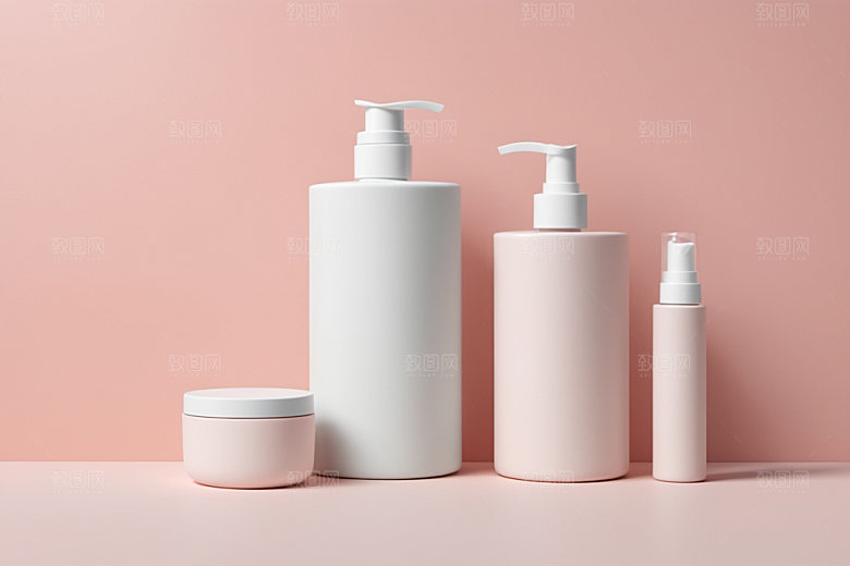 护肤品立体化妆品样机