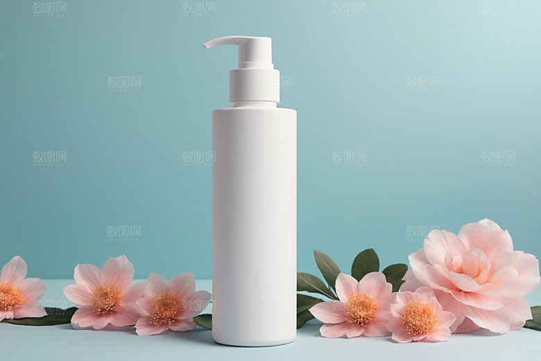 护肤品立体模型样机