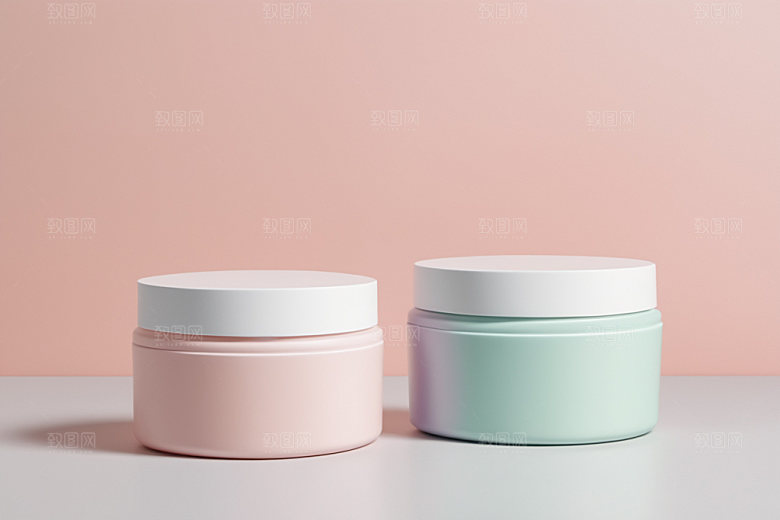 护肤品3D简洁样机