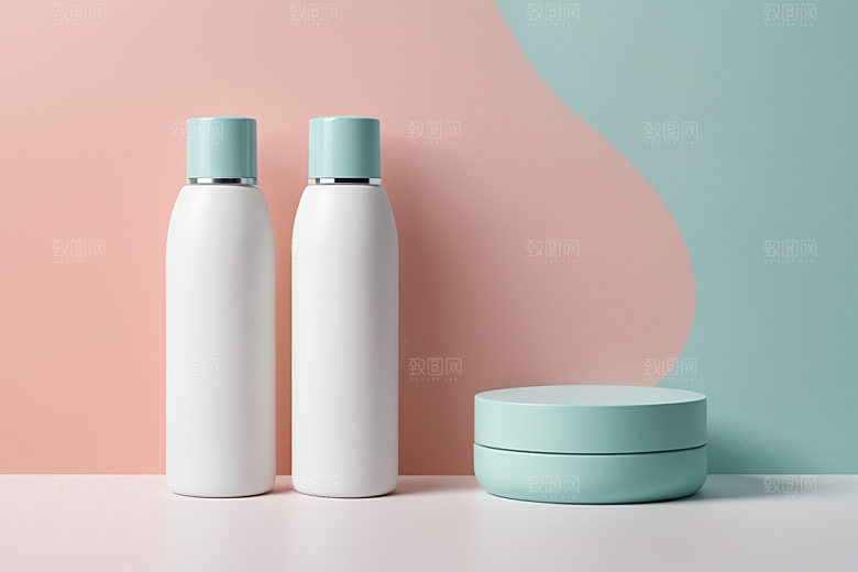 护肤品模型瓶子样机