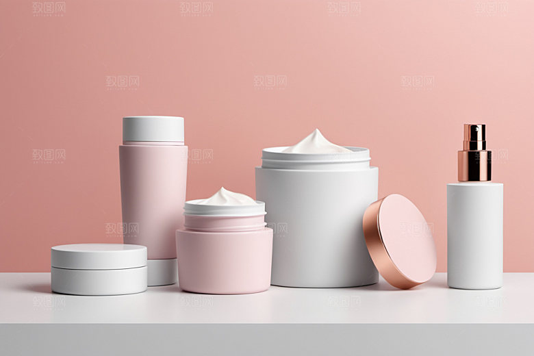 护肤品立体电商样机