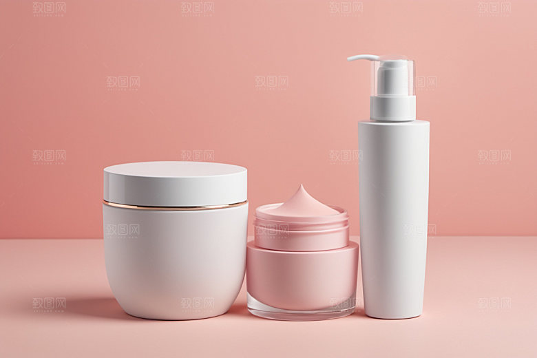 护肤品简洁化妆品样机