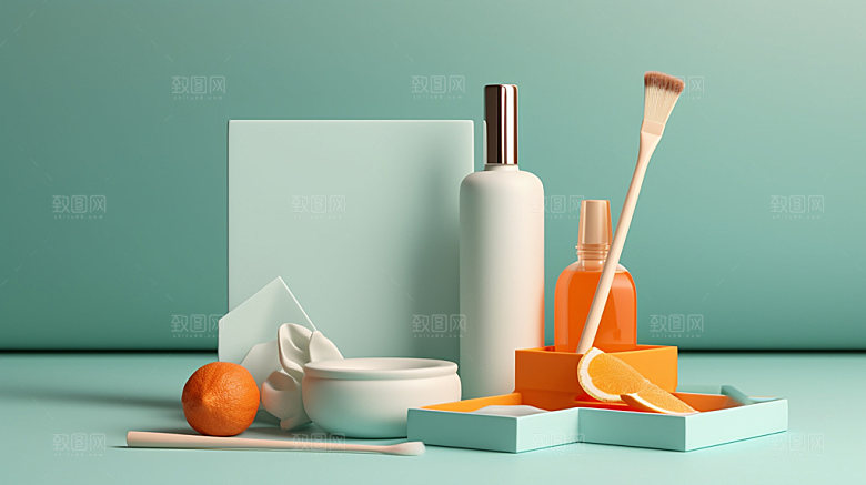 化妆品护肤品美妆产品样机