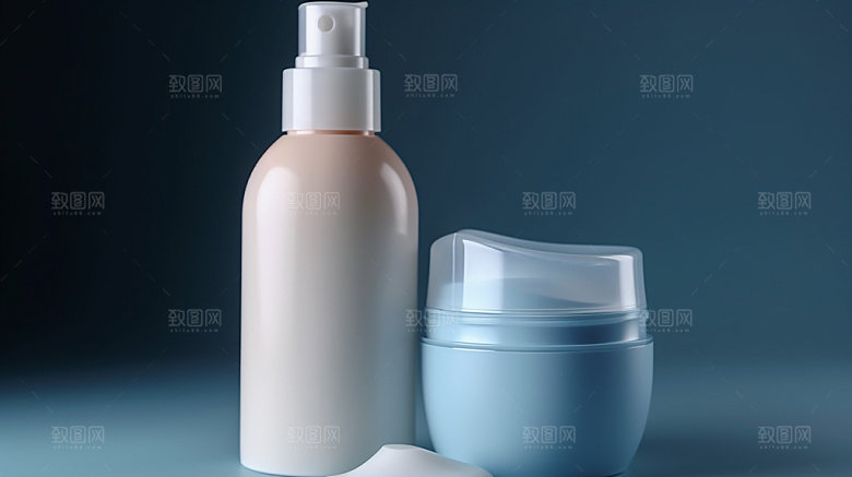 化妆品模型瓶子样机