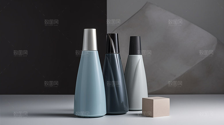 化妆品护肤品外观设计样机