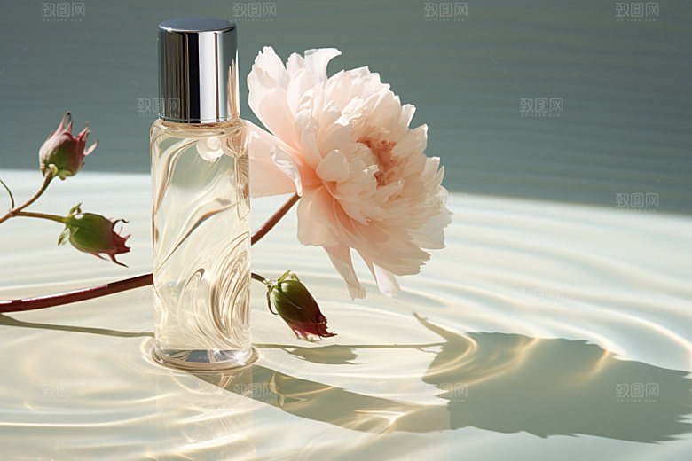 化妆品创意护肤品摄影图