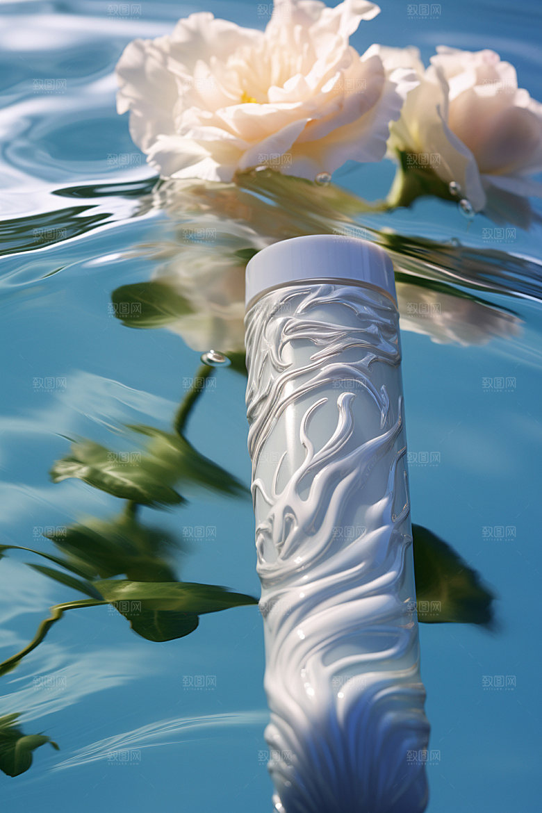 化妆品精致香水摄影图