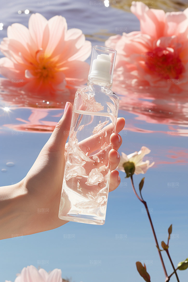 化妆品香水精致摄影图