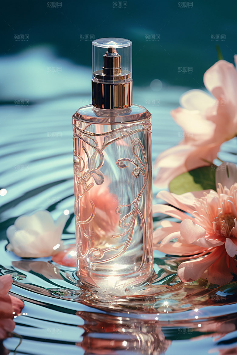 化妆品精致创意摄影图