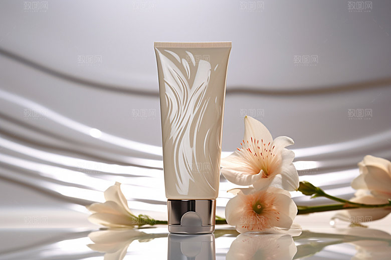 化妆品水润唯美摄影图