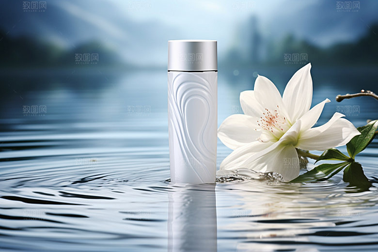化妆品香水创意摄影图