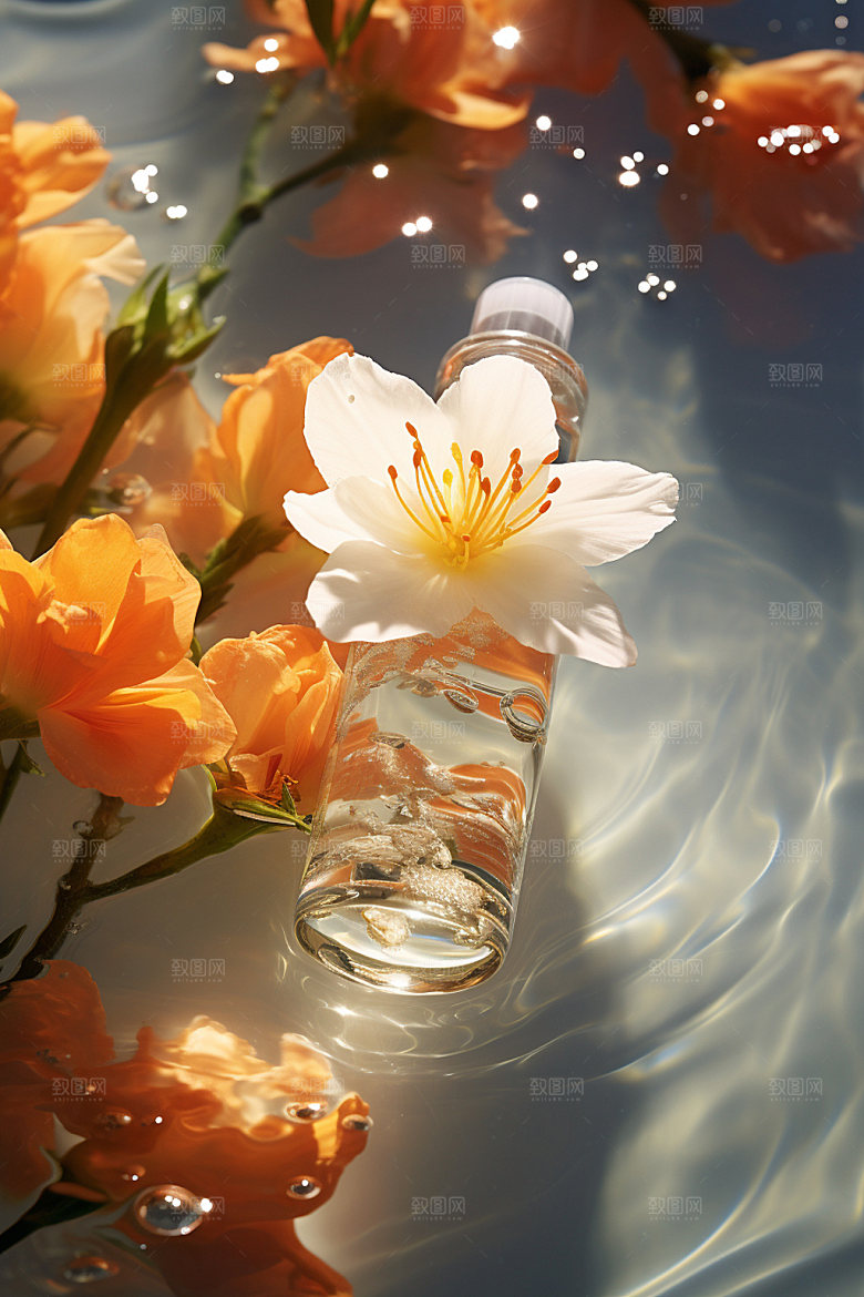 化妆品水润高清摄影图