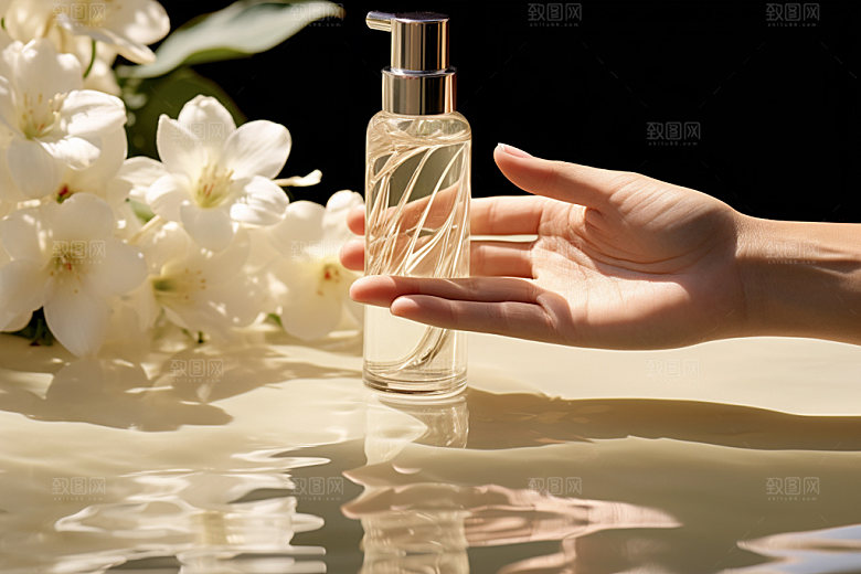 化妆品香水精致摄影图