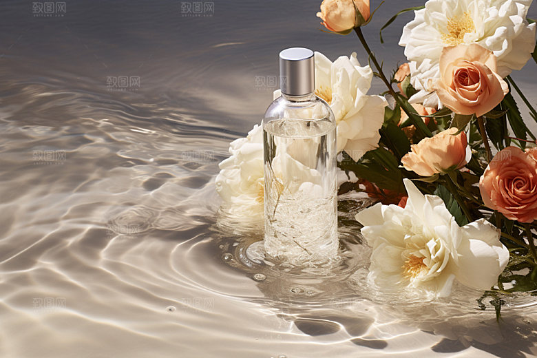 化妆品水润高清摄影图