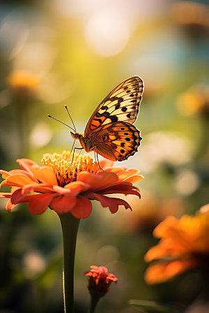 蝴蝶自然昆虫摄影图