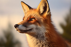 狐狸高清哺乳动物摄影图