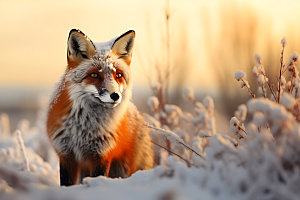 狐狸野生动物动物摄影图