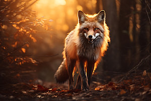 狐狸可爱哺乳动物摄影图