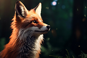狐狸高清可爱摄影图