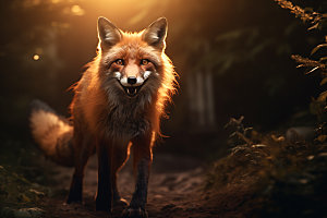 狐狸可爱高清摄影图