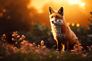 狐狸动物森林摄影图