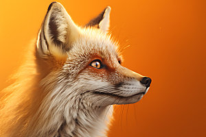 狐狸动物可爱摄影图