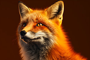 狐狸动物自然摄影图
