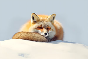 狐狸哺乳动物野生动物摄影图