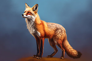 狐狸可爱野生动物摄影图